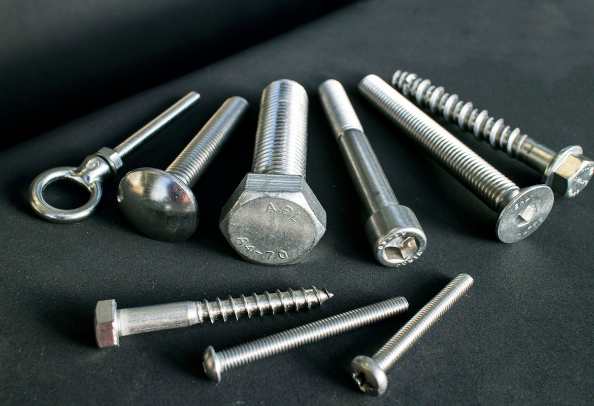  steel nuts and bolts